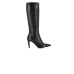 Knee-high Stiletto Boots -nature Black