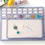 1PC Bead Mat For Beading Soft Bead Mat For Jewelry Making With Individual Grids Beading Board Trays