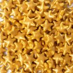 Goldair Gold Star Candy Sprinkle