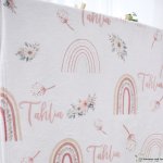 Fleece Blanket Dandelion Rainbow Flower