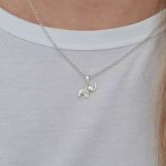 Emily 925 Sterling Silver Elephant Necklace 13X11MM On 45CM Chain