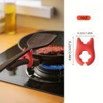 Versatile Kitchen Organizer - Spatula & Utensil Holder With Splash Guard Modern Design Storage Rack For Cooking Essentials
