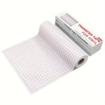 1ROLL Clear Vinyl Transfer Paper Tape 152.4 304.8 Cm W alignment Grid Application Tape For Silhouette Cameo Adhesive Vinyl For D