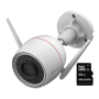 Outpro 2K Outdoor Wifi Security Camera & Hikvision 32GB Micro Sd Card
