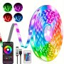 91.44CM-30.48METER LED Strip Lights For Room Decoration With 24-KEY Remote And App Control Rgb Strip Lights With Timing Adjustable Brightness With Diy Mode Suitable