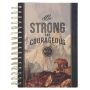 Large Wirebound Journal - Be Strong And Courageous