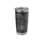 V2 Rocket German WW2 Ballistic Rocket Gift Stainless Steel Insulated Tumbler
