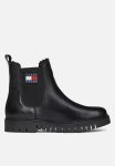 Tommy Hilfiger Chelsea Leather Boot - Black