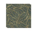 2 Ply Folded Ptp Napkins Green Leaves 16PCS 38X38CM