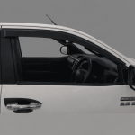Hilux GD6 2016-2020 Weather Guards Single Cab Black 2016+