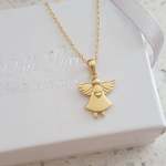 Aria-gold Gold Plated 925 Sterling Silver Necklace 13X14MM 45CM Chain