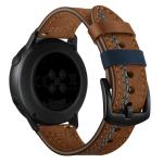 22MM For Huawei Watch GT2E GT2 46MM Zigzag Leather Watch Band Brown