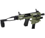 Micro Conv Glock 17-45 Green With Sights
