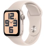 Apple Watch Se Gps + Cellular 40MM Starlight Aluminium Case With Starlight Sport Band - M l Model A2725 - Braintree Shop