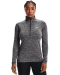 Women's Ua Tech Twist Zip - Jet Gray LG