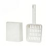 Cat Pooper Scooper Cat Litter Scoop With Holder-white
