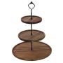 Wooden 3-TIER Cake Stand Dessert Display Tower Tiered Stand Wedding Party