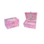 Musical Jewellery Box Dancing Ballerina Pink