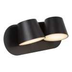 Telescope Double LED Wall Light Black White - White