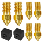 For Ender 3 V3 Se Nozzle Kit 3D Printer Brass Nozzles Compatible With None