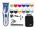 Color Pro Cordless Rechargeable Hair Clipper Easy Color-coded Guide Combs - For Men Women & Children Model 9649P
