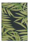 Folia Black Indoor outdoor Rug