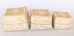 Medium Natural With White Paint Detail Offering Box – 17X24X24CM