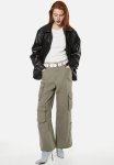 Twill Cargo Trousers - Khaki Green