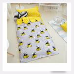 Girl Quilted Sleeping Bag - Grey