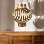 Golden Aura Symphony Metal Pendant Light