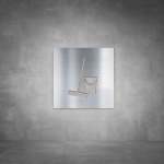 Cleaning Room Sign - Brushed Stainless Steel
