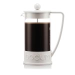 Bodum Brazil French Press Coffee Maker White - 3 Cup 8 Cup - 1 Litre 8 Cup