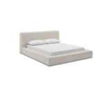 Isabella Sleigh Bed In Fabric Or Leather Customisable