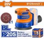 20V Brushless Cordless Random Orbit Sander 125MM Solo Unit WRAP5030