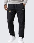 Mens Atletico Trackpants In Black - Black 2XL