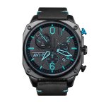 Hawker Hunter Retrograde Chronograph Blue Diamond Men's Watch AV-4052-05