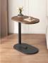 Oval Side Table Brown