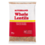 Whole Brown Lentils 500G