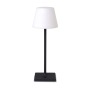 Lolly LED Rechargeable Table Lamp Black White - Gold