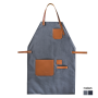 Canvas & Leather Apron - Grey