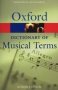 Oxford Dictionary Of Musical Terms   Paperback New