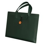 Uyvi 13.3 Inch Computer Bag Briefcase Female Models Portable Ladies Fashion Document Tote Large Capacity Button Closure Color :