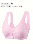 Allover Print Wireless Tank Bra Sexy Comfy Push Up Bra Women's Lingerie & Underwear