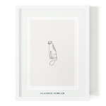 Smiley Cat Art Print