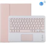 TG-102BC Detachable Bluetooth Pink Keyboard + Microfiber Leather Protective Case For Ipad 10.2 Inch Ipad Air 2019 With Touch P