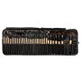 32 Piece Cosmetic Makeup Brush Set With Pouch-black