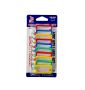 Plastic Key Tag - Key Rings Various Colours 10 Pcs