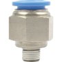 Pu Hose Fitting Straight Stud 12MM-1/8 M