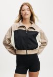 Cotton On Baseline Cropped Rib Panelled Anorak - Multi