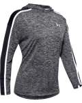 Women's Ua Tech Twist Graphic Hoodie - BLACK-001 Sm